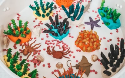 Rafa koralowa z&nbsp;makaronu i&nbsp;ciastoliny